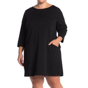 Nina Leonard High Tech Dress - Navy - 3X